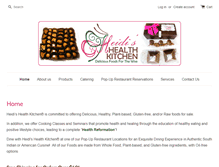 Tablet Screenshot of heidishealthkitchen.com